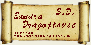 Sandra Dragojlović vizit kartica